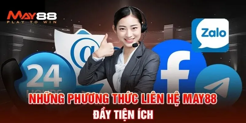 Phương thức liên hệ may88